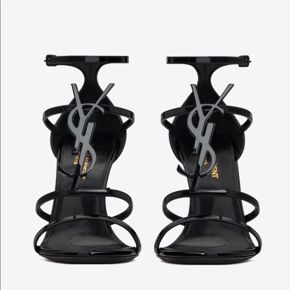YSL Saint Laurent Cassandra High Heel Sandals
